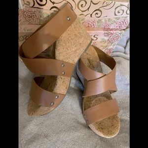 Lucky Brand Cork Wedges